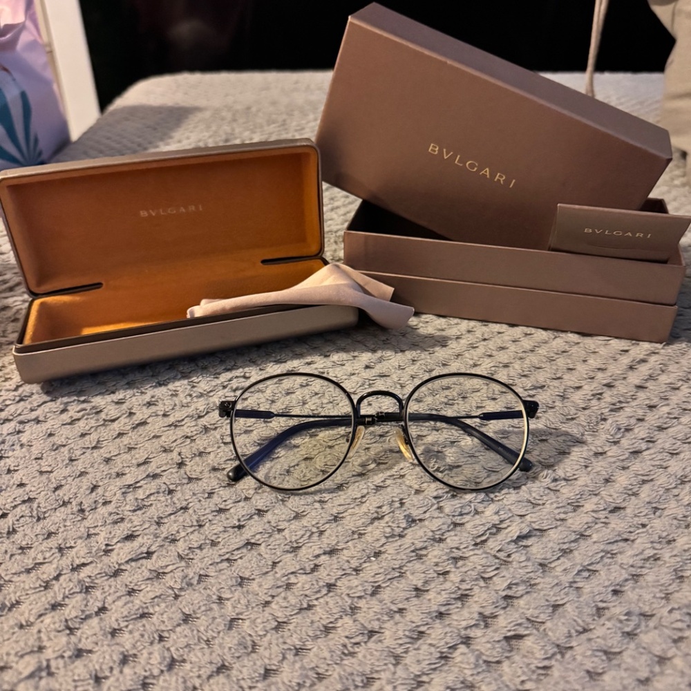 BVLGARI Round Frame Glasses
